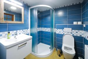 Ένα μπάνιο στο Apartmány Studený