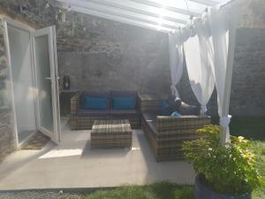 Posezení v ubytování Maisonnette de bord de mer