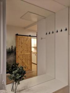 Phòng tắm tại Apartament SMALL Czarny Potok