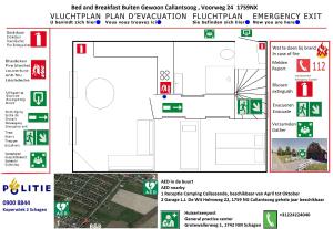 卡蘭茨奧赫的住宿－B&B Buiten Gewoon Callantsoog，建筑物拟议建造图表