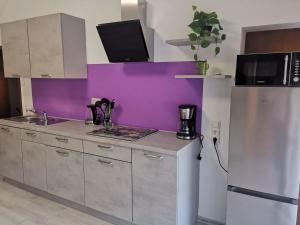 Kuchyň nebo kuchyňský kout v ubytování Ferienwohnung Lavanda