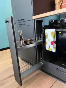 Kuchyňa alebo kuchynka v ubytovaní Apartament No. 26 Nad Iławką
