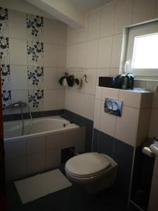 Koupelna v ubytování Apartman Dane