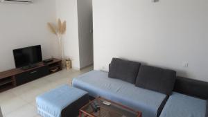 TV a/nebo společenská místnost v ubytování Apartments Orhideja
