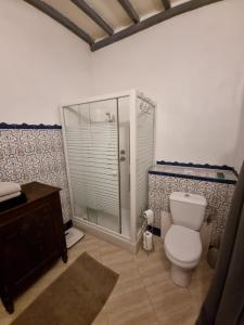 Kúpeľňa v ubytovaní Partie de Château du XI ieme à Canet d'Aude