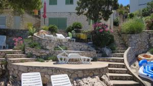 Zahrada ubytování Apartments Orhideja