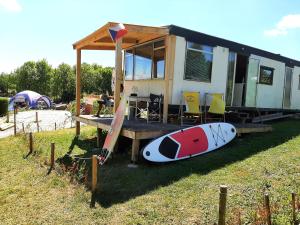 Zahrada ubytování Rozkoš beach mobilheim