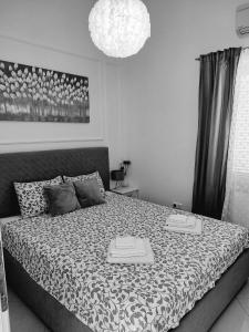 Ένα ή περισσότερα κρεβάτια σε δωμάτιο στο Apartman Moris