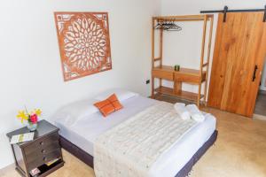 Postel nebo postele na pokoji v ubytování Agradable cabaña cafetera con jacuzzi a 12 min del centro de pereira
