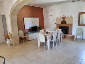 TV a/nebo společenská místnost v ubytování Villa Stella - Salento Puglia + 29 fotografií