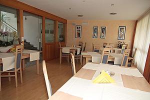 Restaurace v ubytování Residence Weisskugel Langtaufers Südtirol