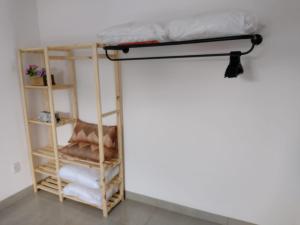 Bunk bed o mga bunk bed sa kuwarto sa Casa Premium em Bonito - Linda e Confortável