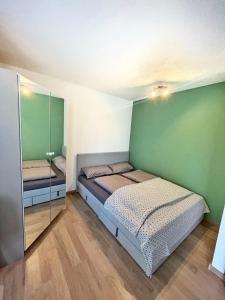 Ένα ή περισσότερα κρεβάτια σε δωμάτιο στο Ferienwohnung Kestel