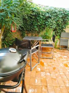 Patio nebo venkovní prostory v ubytování A l'Ombre de la Dame