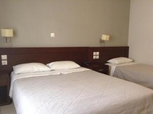 Postel nebo postele na pokoji v ubytování Hotel Electra