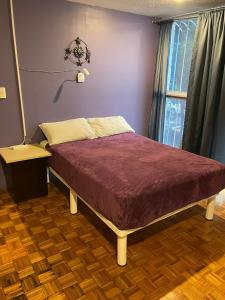 Postel nebo postele na pokoji v ubytování B&B México Roma Norte