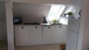 Kuchyň nebo kuchyňský kout v ubytování 2 Schlafzimmerwohnung bei Frankfurt am Main + 15 fotografií