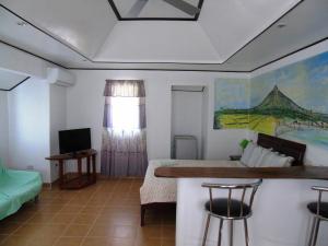 A seating area at Phaidon Beach Resort