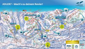 a map of a ski mountain with ski resorts at BERGFEX Falkenberg 304 mit Sommer-Bergbahnticket in Oberstdorf