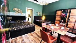 Posteľ alebo postele v izbe v ubytovaní Boutique Apartments Vienna - Design 6