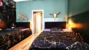 Posteľ alebo postele v izbe v ubytovaní Boutique Apartments Vienna - Design 6