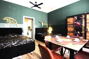 Televízia a/alebo spoločenská miestnosť v ubytovaní Boutique Apartments Vienna - Design 6