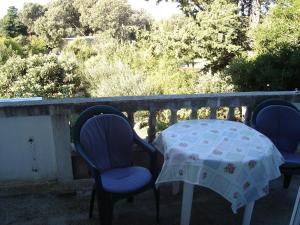 Balkón alebo terasa v ubytovaní Apartment Kampor 5014b