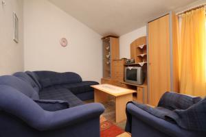 Ruang duduk di Apartment Starigrad 6585a