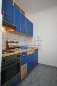 Kuchyňa alebo kuchynka v ubytovaní Apartment Starigrad 6606b