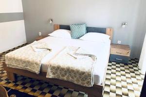 Posteľ alebo postele v izbe v ubytovaní Double Room Starigrad 6591b
