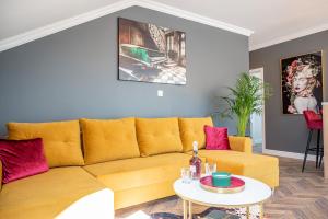 Posezení v ubytování Apartmány pod Zámkom