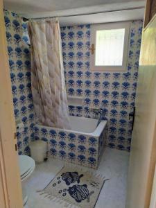 A bathroom at Almond trees house