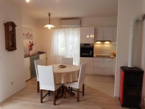 Kuchyň nebo kuchyňský kout v ubytování Family friendly apartments with a swimming pool Barbat, Rab - 4951