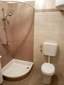 Koupelna v ubytování Family friendly apartments with a swimming pool Barbat, Rab - 4951