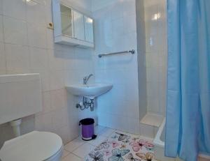 Koupelna v ubytování Apartments with parking spaces Kampor, Rab - 5000