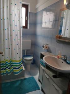 Koupelna v ubytování Apartments by the sea Barbat, Rab - 4975
