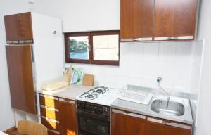 Virtuve vai virtuves zona naktsmītnē Apartments by the sea Maslinica, Solta - 5188