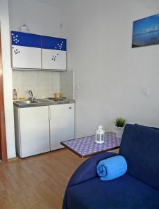 Kuchyň nebo kuchyňský kout v ubytování Apartments by the sea Drvenik Donja vala, Makarska - 6756