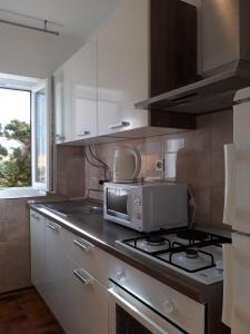 Kuchyňa alebo kuchynka v ubytovaní Apartments by the sea Pag - 6526