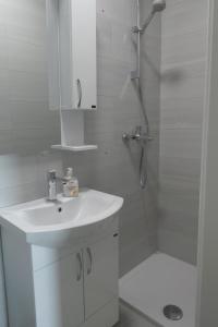 Koupelna v ubytování Apartments and rooms with parking space Tucepi, Makarska - 6901 + 32 fotografií