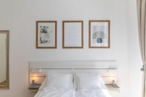 Postel nebo postele na pokoji v ubytování Vienna City Apartment