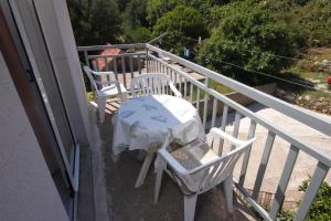 Balkón nebo terasa v ubytování Apartments by the sea Podaca, Makarska - 6745
