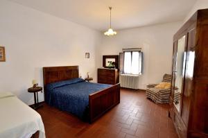 Postel nebo postele na pokoji v ubytování Agriturismo Poggio ai Grilli