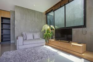 Et tv og/eller underholdning på Villa Jeanne