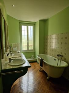 Kúpeľňa v ubytovaní Chateau de Viviez