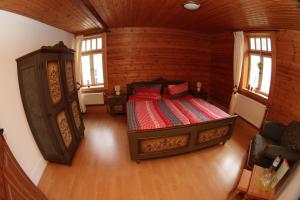 מיטה או מיטות בחדר ב-Pension Picco-Bello