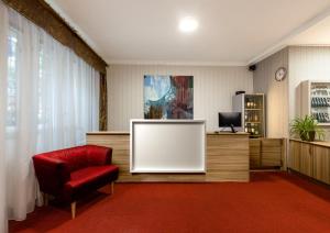 TV a/nebo společenská místnost v ubytování Hotel Meda of Museum Kampa