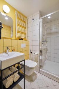 Koupelna v ubytování Arche Hotel Wrocław Airport