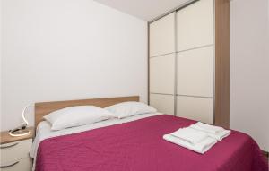Postel nebo postele na pokoji v ubytování Beautiful Apartment In Povljana