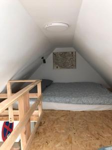 Postel nebo postele na pokoji v ubytování Nowe miasto